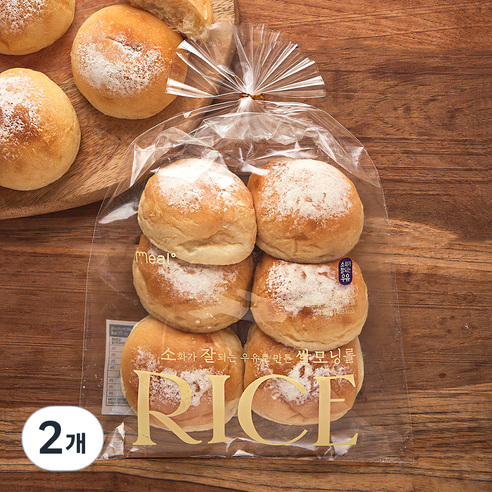 밀도 소화가 잘되는 우유로 만든 쌀 모닝롤, 180g, 2개