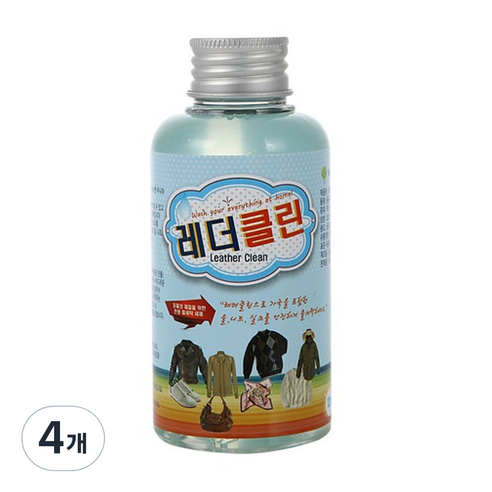 레더클린 가죽크리너, 250ml, 4개