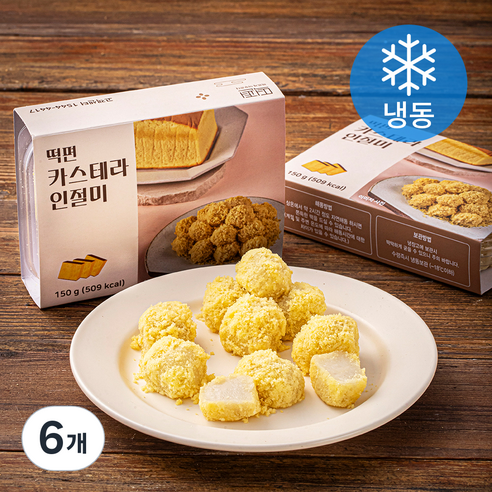 떡편 카스테라 인절미 (냉동), 150g, 6개