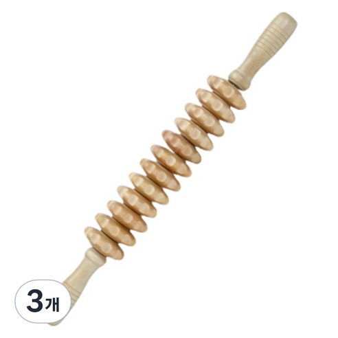 도이뮤 바디 괄사 마사지기 21, 혼합색상, 3개