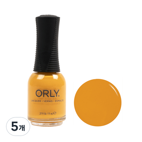 오를리 네일 컬러 매니큐어 11ml, 2020059 히얼 컴즈 더 썬, 5개