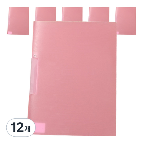 알로데 A4 스윙 폴더 클립보드 23 x 31 cm, TYPE03 레드, 12개