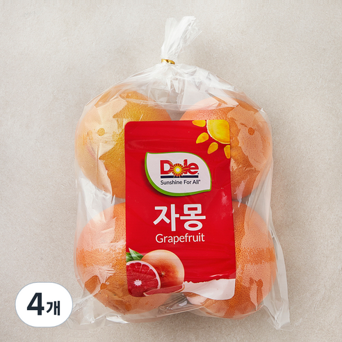 돌 남아공산 자몽, 1.5kg, 4개