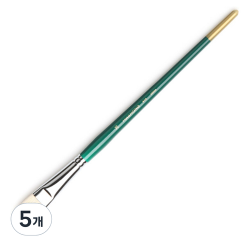 화홍 유화&아크릴용 붓 808, F 30호, 5개