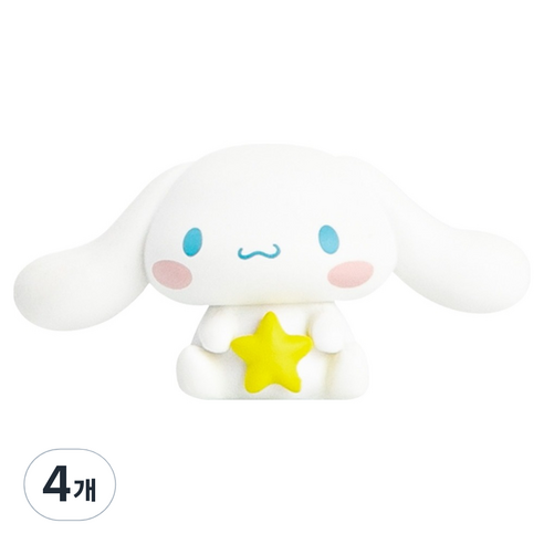 로이체 산리오 캐릭터즈 모니터 피규어 시나모롤, 4개
