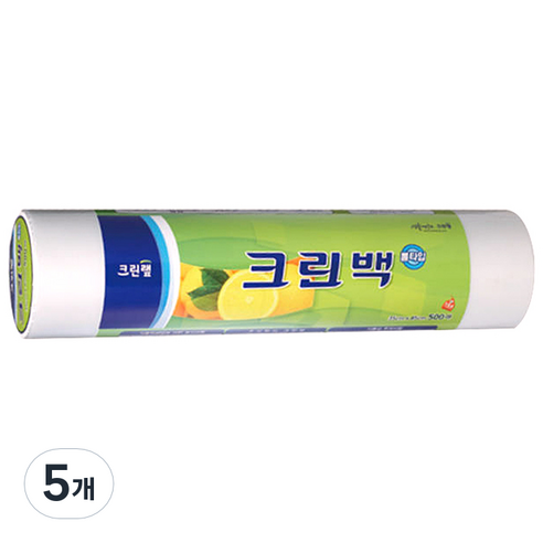 크린랲 크린백 롤타입 35cm x 45cm, 500개입, 5개