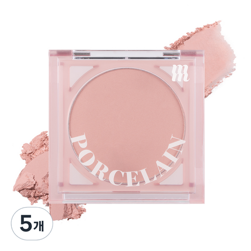 머지 포셀린 치크 블러셔 4.2g, 블룸 핑크, 5개