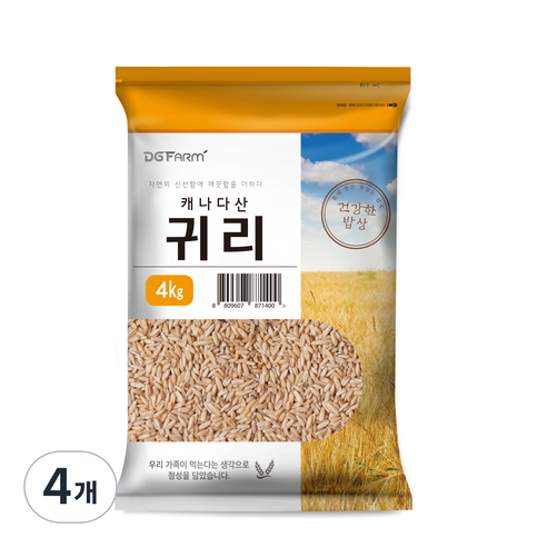 대구농산 귀리쌀, 4kg, 4개
