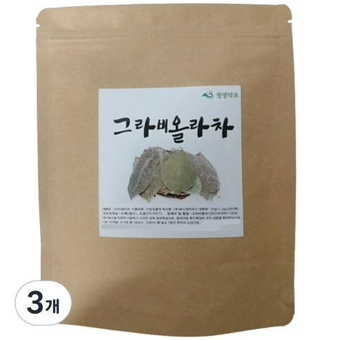 청명약초 그라비올라차 티백 인도네시아산, 1.2g, 20개입, 3개