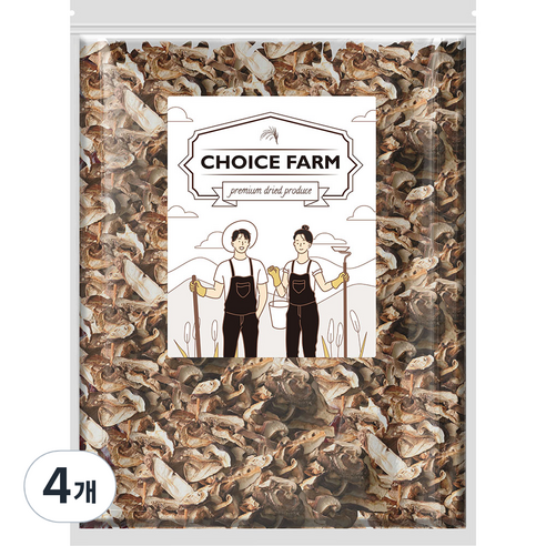 초이스팜 건표고버섯 표고채, 150g, 4개