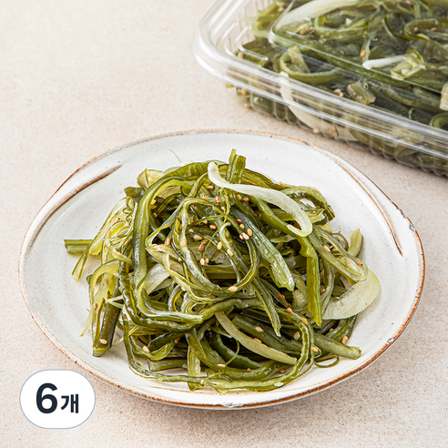 식탁위의사계 녹선 미역줄기나물, 170g, 6개