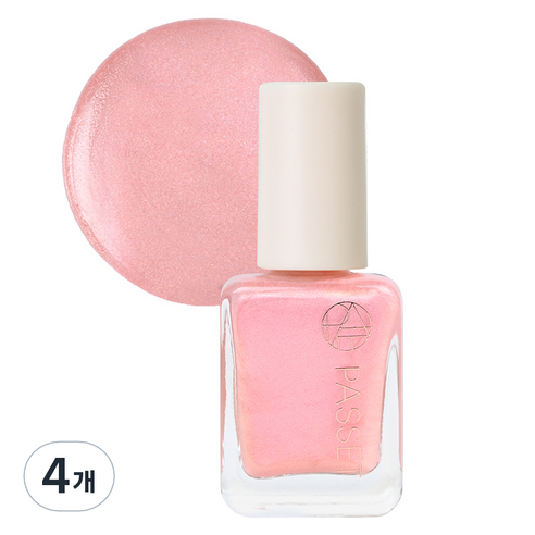 파셋 셀럽 네일컬러 폴리쉬 매니큐어, 67 페어리핑크, 7ml, 4개