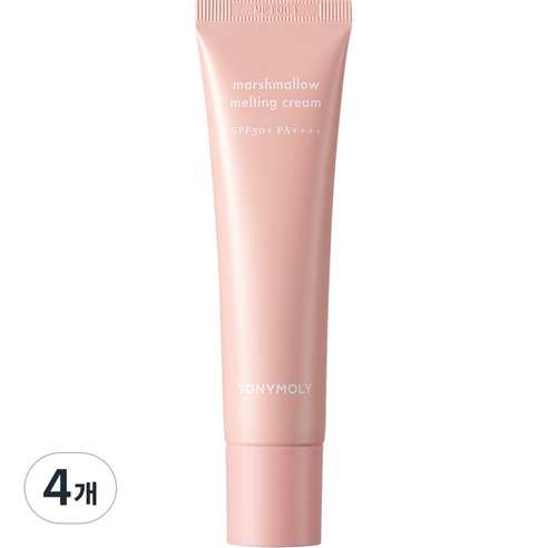토니모리 마시멜로 멜팅 크림 SPF50+ PA++++ 30g, 살구베이지, 4개
