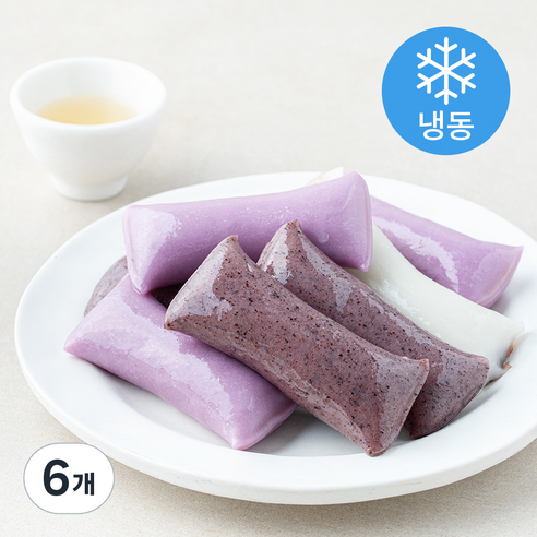 아리울떡공방 3종 앙금가래떡 (냉동), 350g, 6개, 1개입