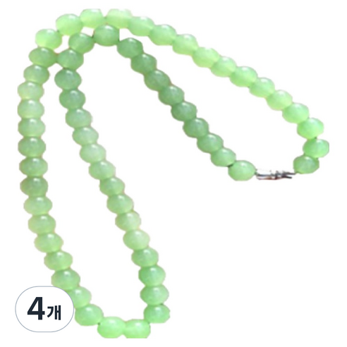 KODACHIEF 옥 팔찌 민트 목걸이 8mm, 4개