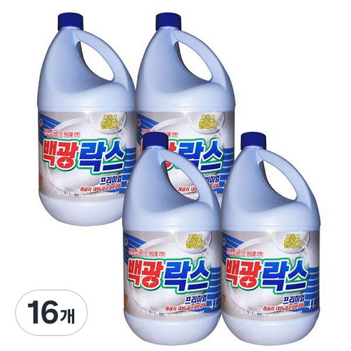 트레펑 백광 락스, 16개, 4L