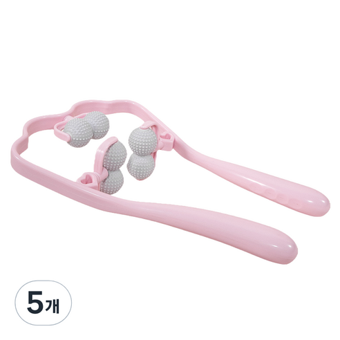 스카위즈 다기능 목 어깨 안마기, 5개, 핑크