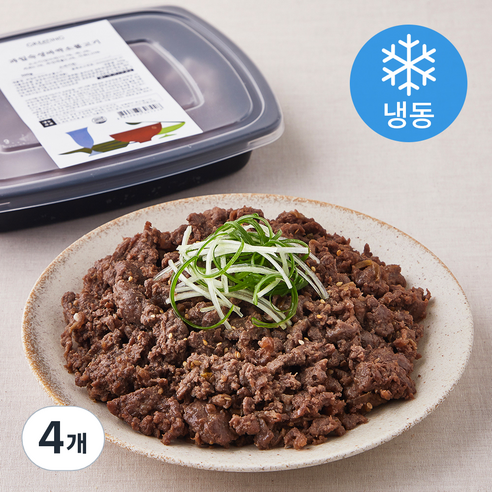 그리팅 과일숙성 바싹 소불고기 (냉동), 300g, 4개