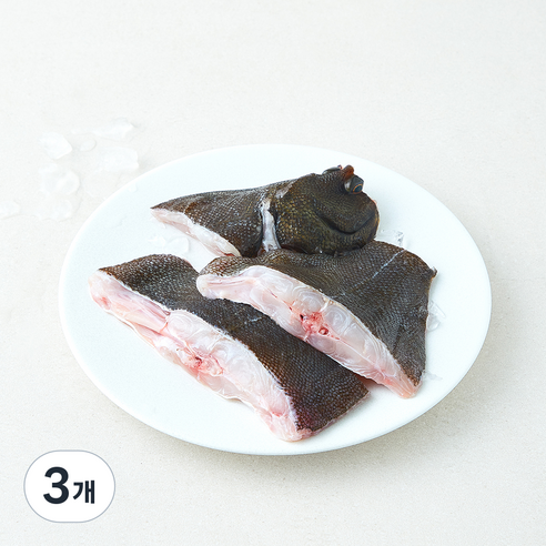 [로켓프레시] 노량진수산시장 중도매인 90번 생물 손질 도다리 (냉장), 3개, 250g