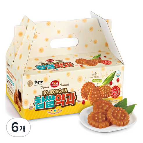 호정가 찹쌀약과세트 40p, 6개, 1.4kg
