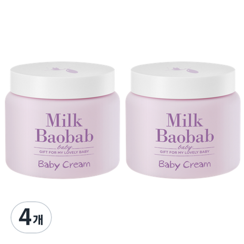 밀크바오밥 베이비 크림, 280g, 4개