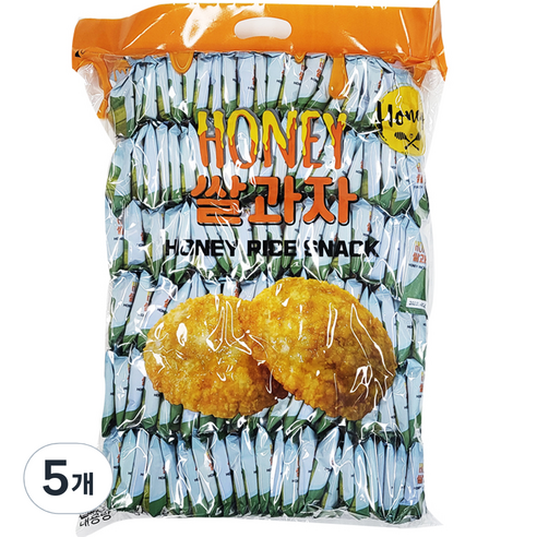 허니쌀과자 크리스피, 1kg, 5개