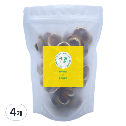 순수다함 슬라이스 건조 라임칩, 40g, 1개입, 4개