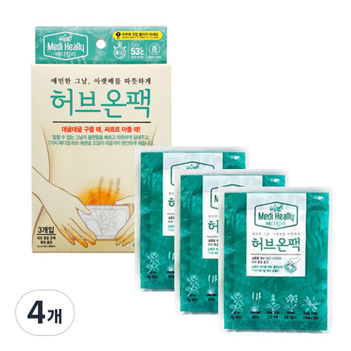 메디힐리 허브온팩 3p, 4개