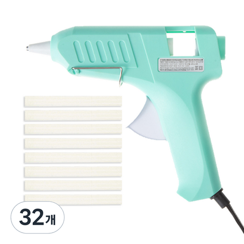 탐사 글루건 + 글루스틱 8입, 32개