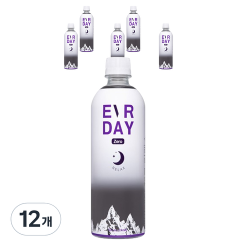 에버데이 제로 릴렉스 이온음료, 500ml, 12개