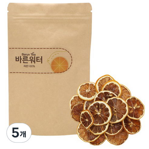 웰보에이치엔에프 바른워터 레몬, 20g, 1개입, 5개