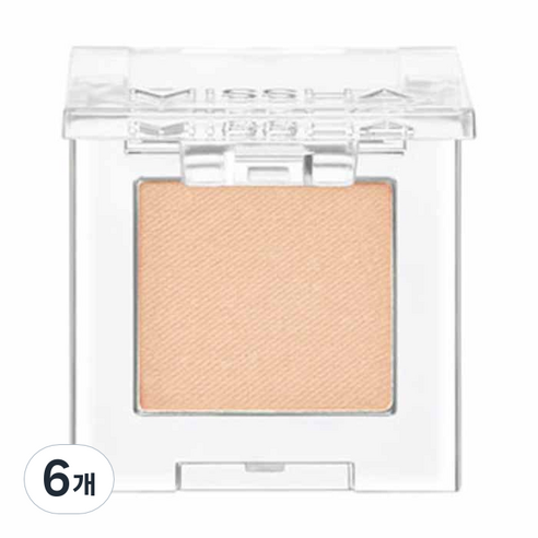 미샤 모던 섀도우 1.7g, 201 레이스쉬폰, 6개