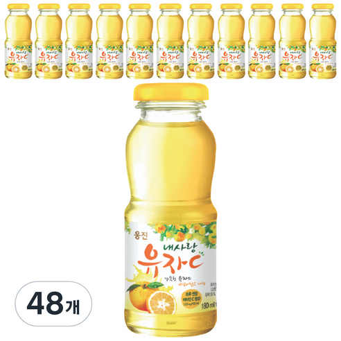 내사랑유자씨, 180ml, 48개