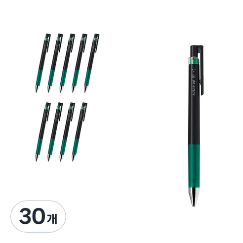 파이롯트 쥬스업 젤잉크펜 0.3mm LJP-20S3, 그린, 30개