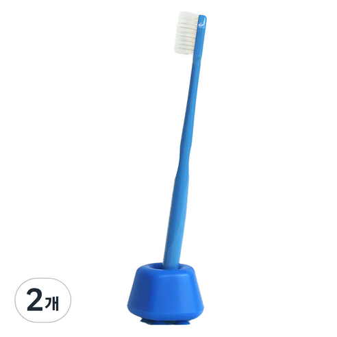 새드리 실리콘 다용도 캔디 칫솔꽂이, 마린블루, 2개
