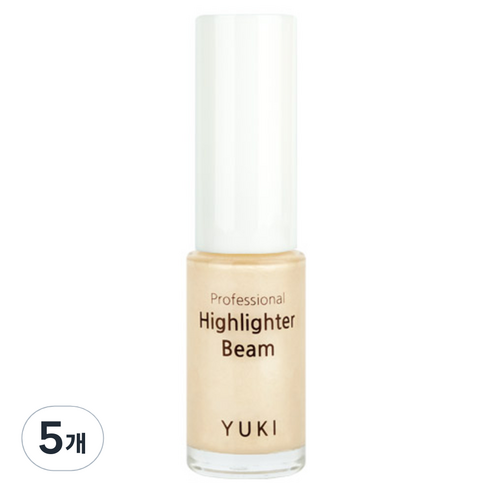 유키 프로페셔널 하이라이터 빔 5ml, 04 샴페인드림, 5개