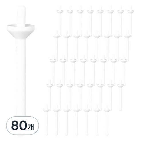 모엔드 왁싱재료 코털왁싱스틱, 80개