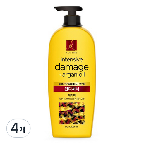 엘라스틴 아르간오일 데미지 컨디셔너, 680ml, 4개