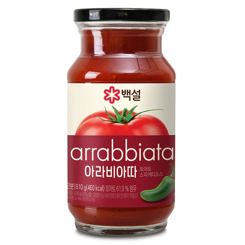 백설 아라비아따 토마토 스파게티 소스, 610g, 1개
