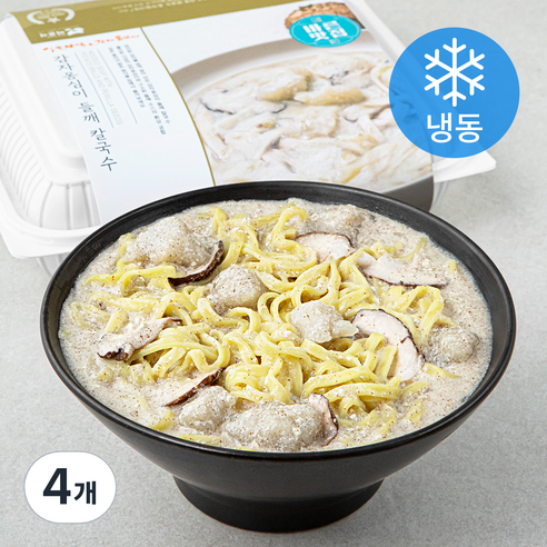바른식 감자옹심이 들깨 칼국수 (냉동), 620g, 4개