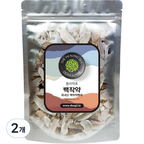 동이약초 국내산 백작약, 500g, 2개