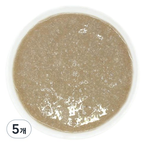 짱죽 유아용 실온이유식 초기 묽은죽 7개월부터, 한우콜라비, 160g, 5개
