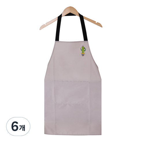 베로나 방수 앞치마 주머니형, 6개, 아이보리