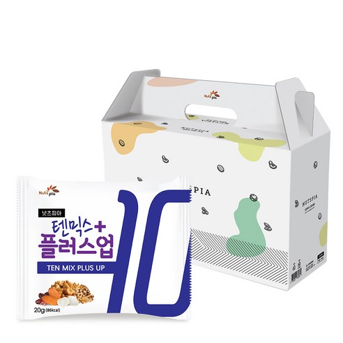 넛츠피아 텐믹스 플러스업 하루견과, 50개