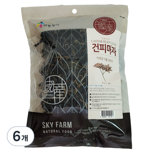 나물이야기 국산 건피마자, 70g, 6개