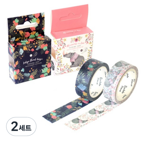 라이프포인트 마스킹 테이프 S1011 세트, S1011, S1013, 2세트