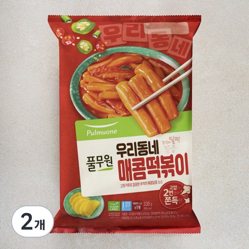 풀무원 우리동네 매콤떡볶이: 추억을 자극하는 맛있는 동네 떡볶이의 귀환 떡볶이
