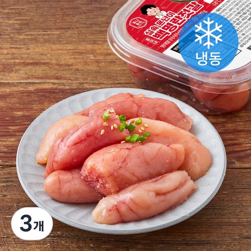 훈이네 실속 몬난이 백명란 젓갈, 200g, 3개
