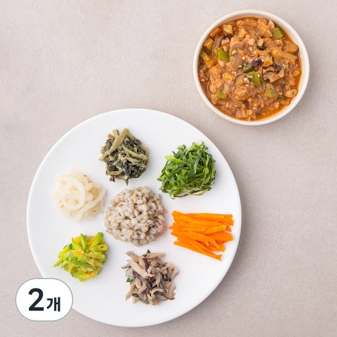 정미경키친 청국장 비빔밥 2인분, 510g, 2개