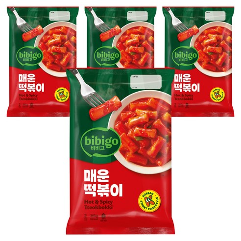 비비고 매운떡볶이, 360g, 4개